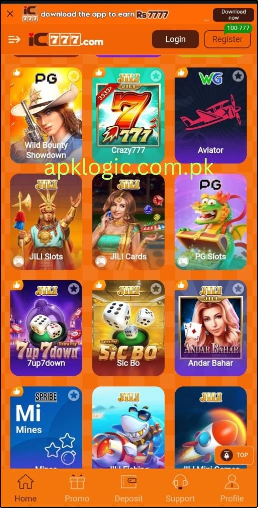 IC777 Game banner for Android users