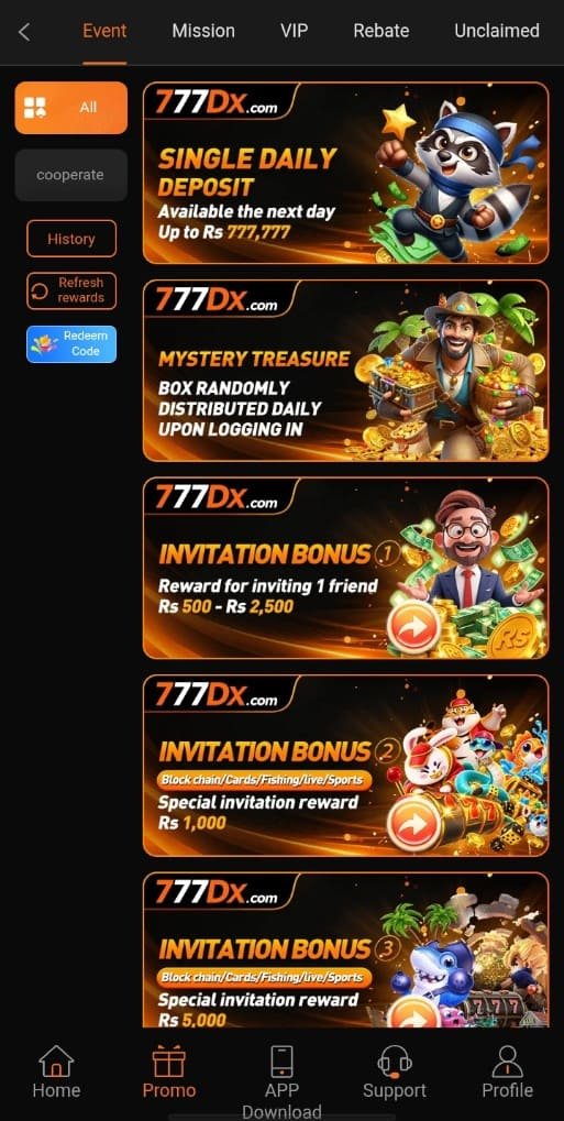 777Dx Game bonus section for mobile gaming users