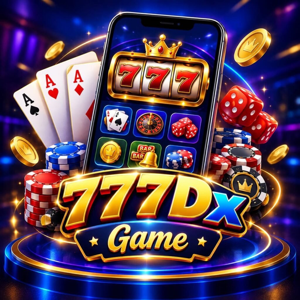 777Dx Game banner for mobile gaming and online games
